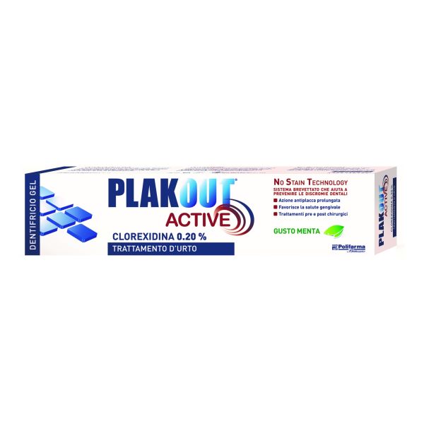 PLAKOUT ACTIVE DENTIFRICIO CLOREXIDINA 0.20% 75ML