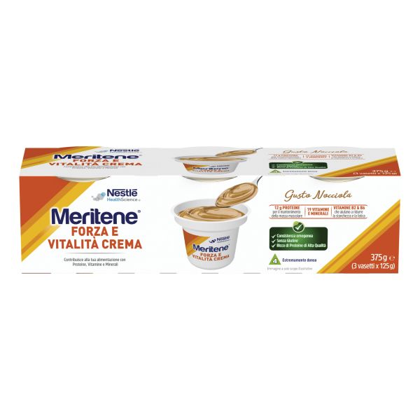 MERITENE CREMA NOCCIOLA 3 VASETTI X 125 G