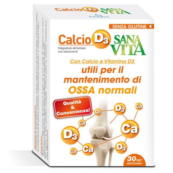 SANAVITA CALCIO VITAMINA D3 30 COMPRESSE