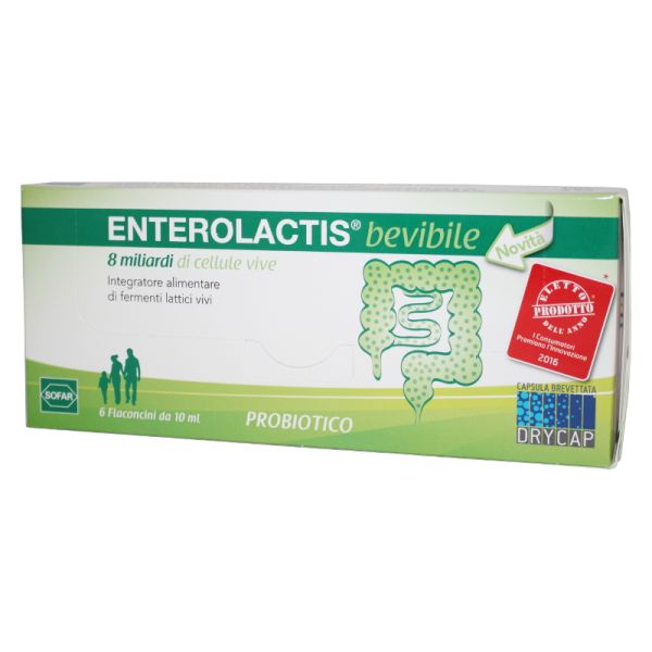 ENTEROLACTIS BEVIBILE FERMENTI LATTICI 6FL X 10ML