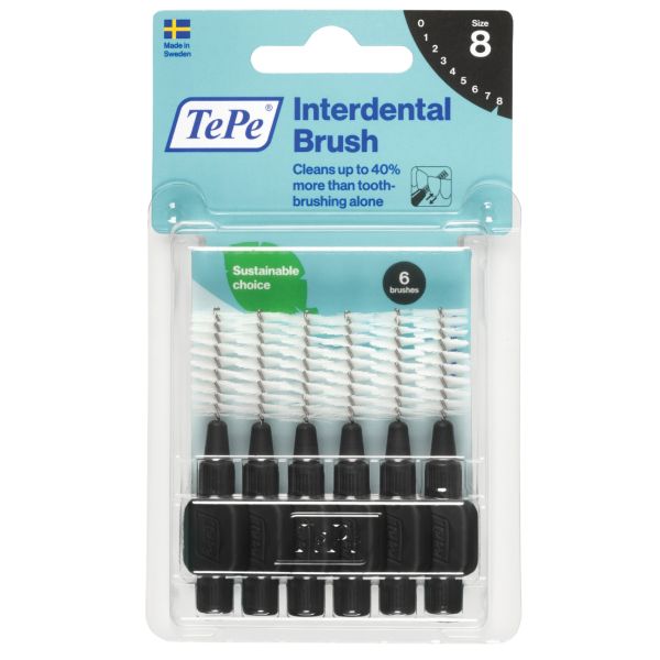 TEPE SCOVOLINO NERO 1,5MM 6 PEZZI