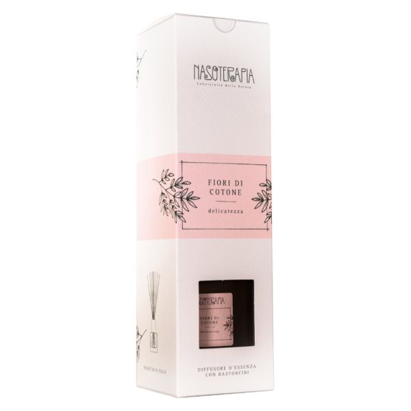 DIFFUSORE BASTONCINI FIORI DI COTONE 100 ML