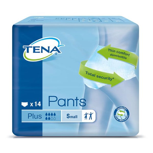 TENA PANTS PLUS SMALL PANNOLONI 14 PZ