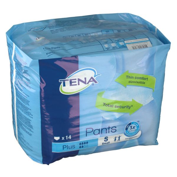 TENA PANTS PLUS SMALL PANNOLONI 14 PZ