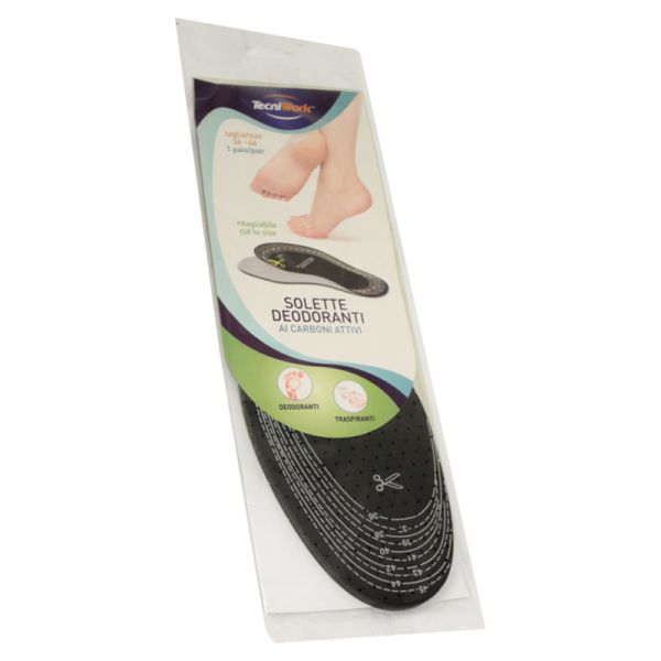 SOLETTE DEODORANTI CARBONI ATTIVI 1 PAIO