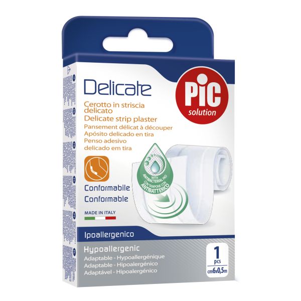 PIC DELICATE STRISCIA ANTIBATTERICA 6X50CM 1 PEZZO