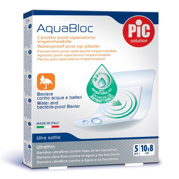 PIC AQUABLOC CEROTTO POST OPERATORIO 10X8 5PZ