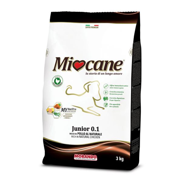 MORANDO MIOCANE JUNIOR 0.1 CARNI BIANCHE 3 KG