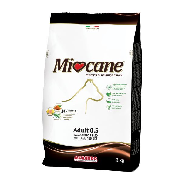 MORANDO MIOCANE ADULT 0.5 POLLO AGNELLO E RISO 3KG