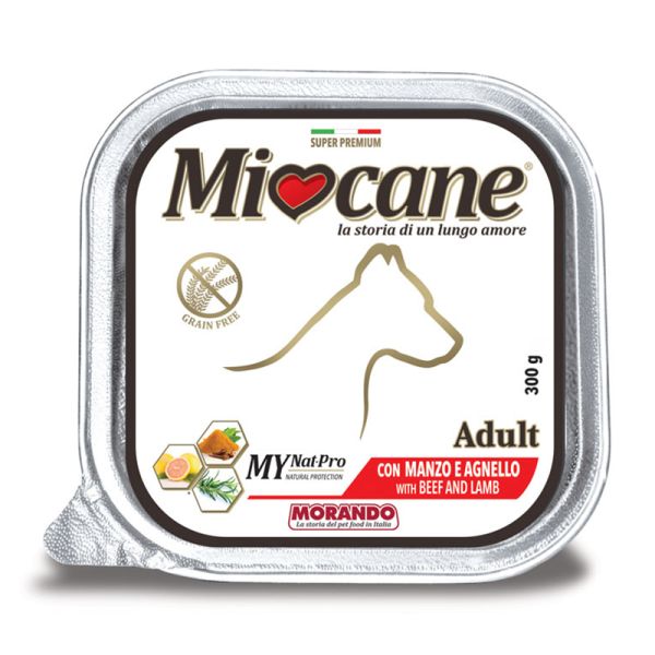 MORANDO MIOCANE ADULT MANZO AGNELLO 300 GR