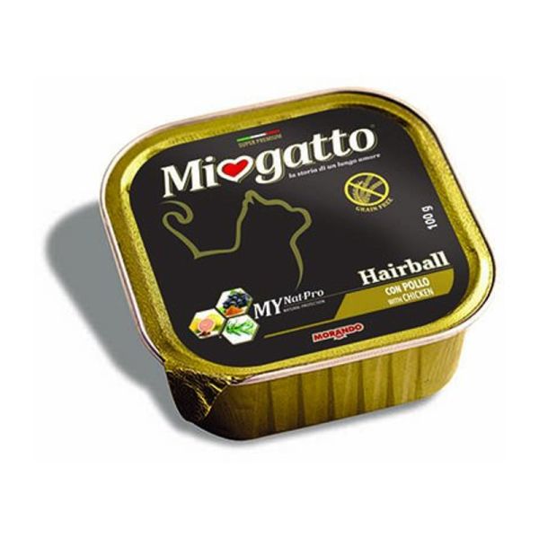 MORANDO MIOGATTO HAIRBALL POLLO GRAIN FREE 100G