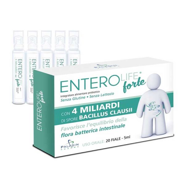 ENTEROLIFE FORTE 4 MILIARDI 20 FIALE DA 5 ML