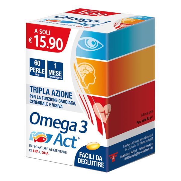 OMEGA 3 ACT 60 PERLE MINI 540 MG