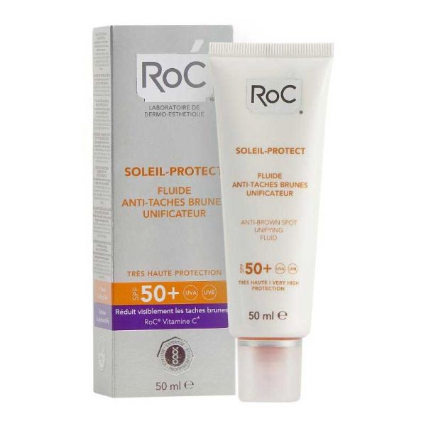 ROC SOLARI SOLEIL PROTEXION + TRATTAMENTO ANTIMACCHIE BRUNE FLUIDO SPF50+ 50 ML