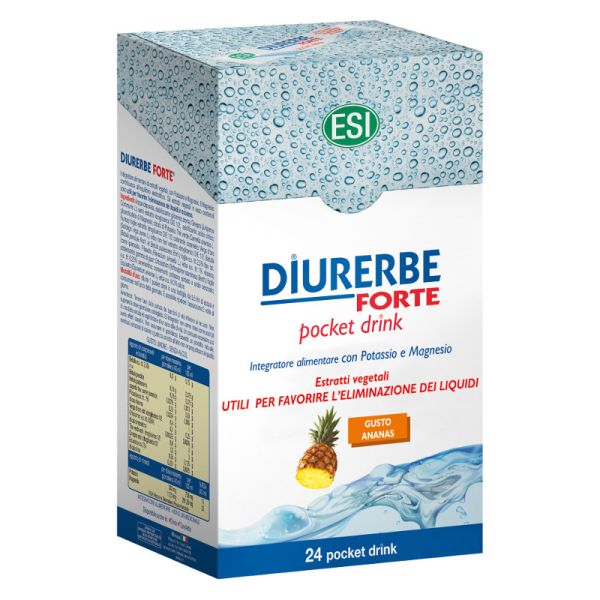 ESI DIURERBE FORTE POCKET DRINK ANANAS 24 X 20 ML