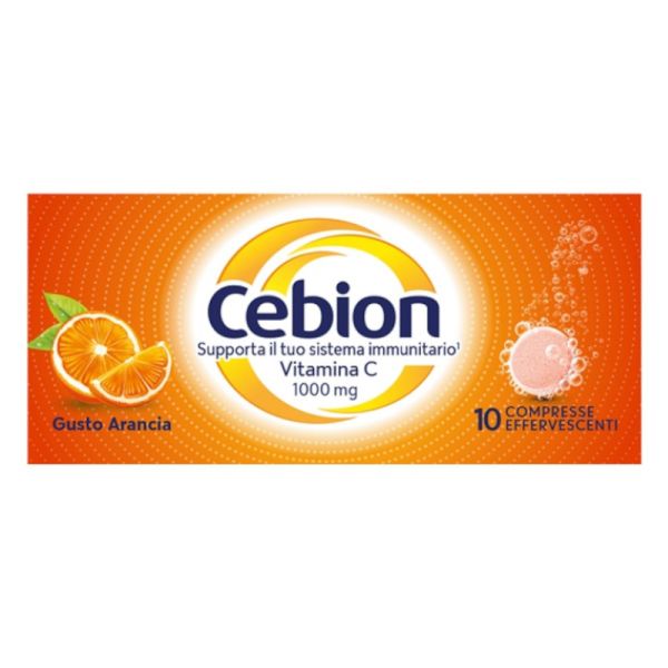 CEBION EFFERVESCENTI VITAMINA C ARANCIA 10 COMPRESSE