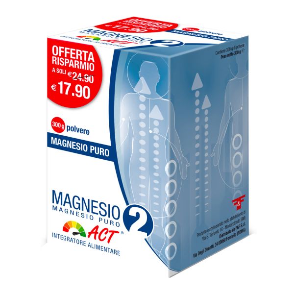 MAGNESIO PURO 2 ACT POLVERE 300 G