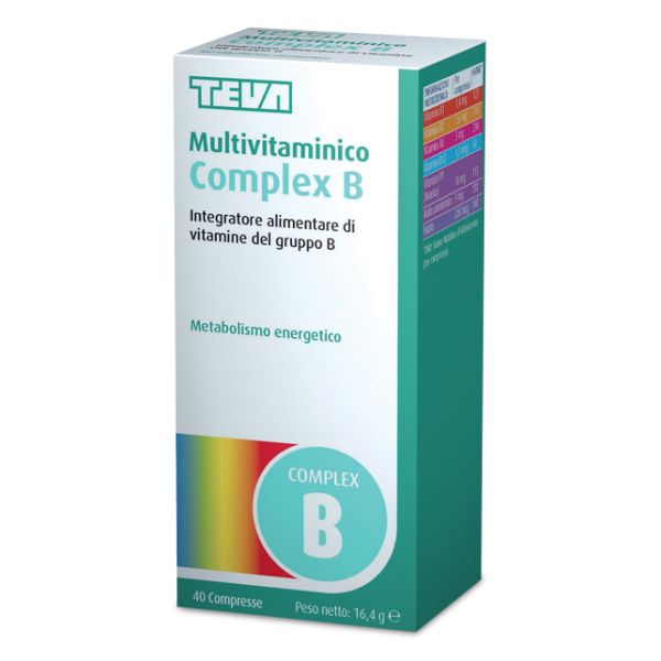 MULTIVITAMINICO COMPLEX B 40CPR TEVA