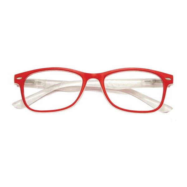 OCCHIALE DA LETTURA PREMONTATO TWINS GOLD ICE ROSSO +1,00