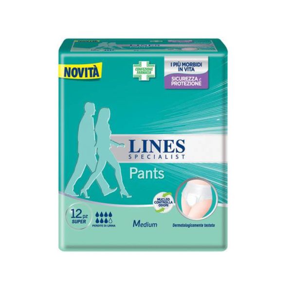 LINES SPECIALIST PANTS SUPER TAGLIA MEDIUM 12 PZ