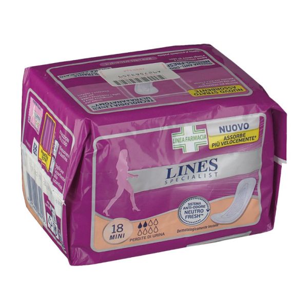 LINES SPECIALIST MINI 18 ASSORBENTI