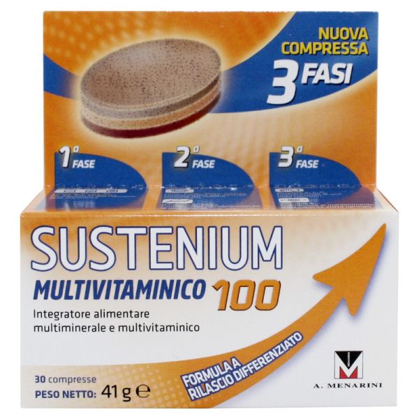 SUSTENIUM MULTIVITAMINICO 100% 30 CPS