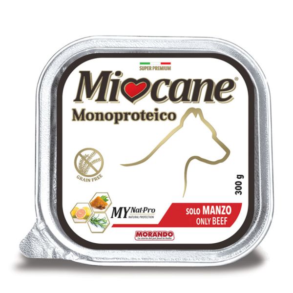 MORANDO MIOCANE MONOPROTEICO SOLO MANZO 300 G