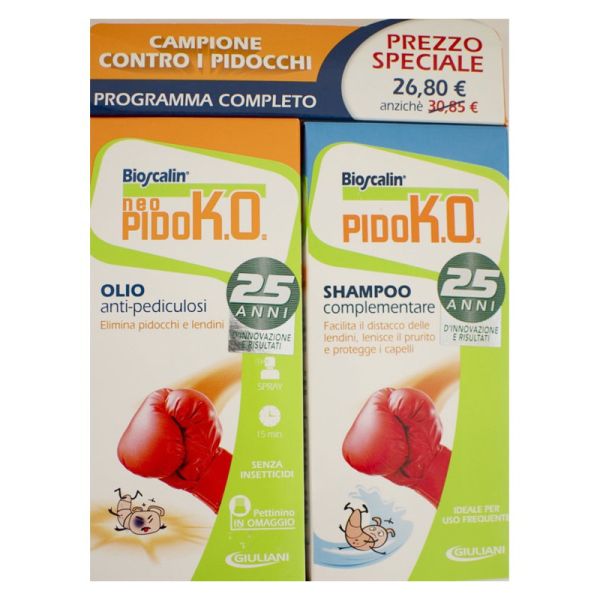 PIDO KO KIT OLIO 75 ML + SHAMPOO 150 ML