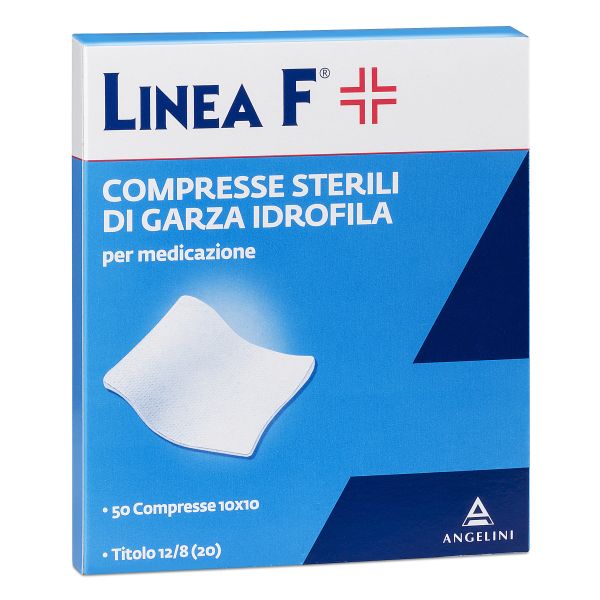 LINEA F COMPRESSE STERILI DI GARZA IDROFILA 50 PZ