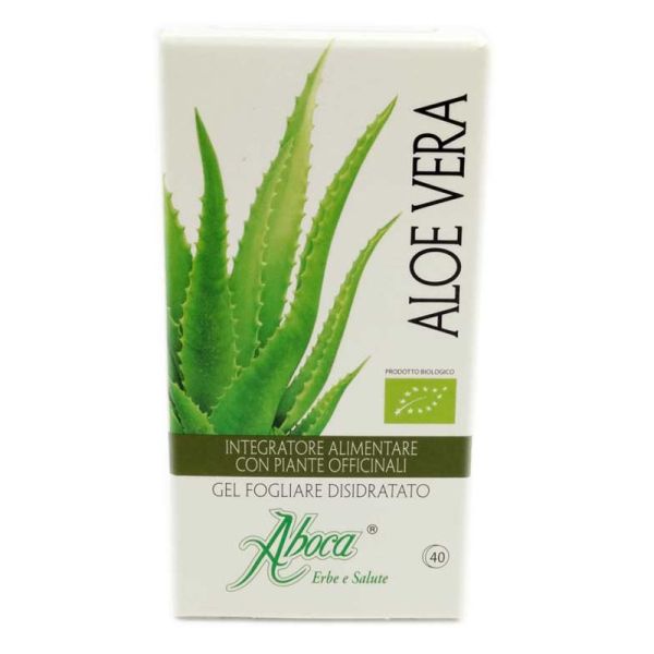 ABOCA ALOE VERA  GEL FOGLIARE 40 TAVOLETTE