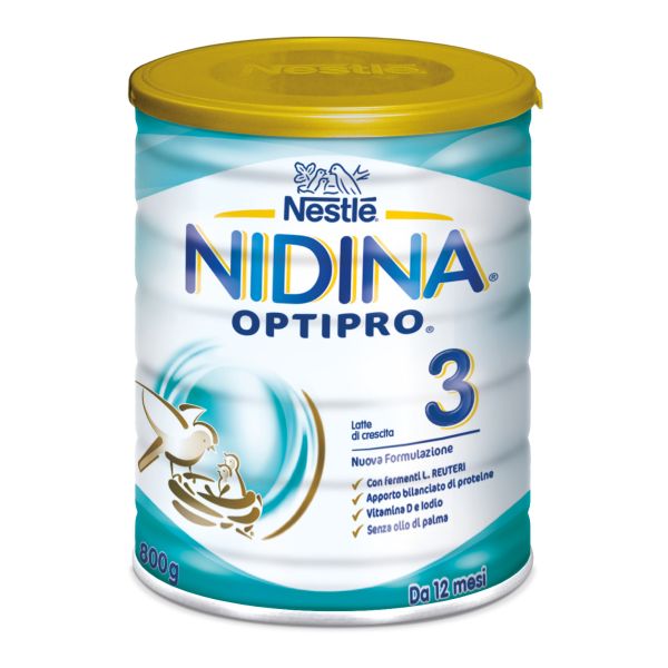 NIDINA 3 OPTIPRO LATTE CRESCITA POLVERE 800 G