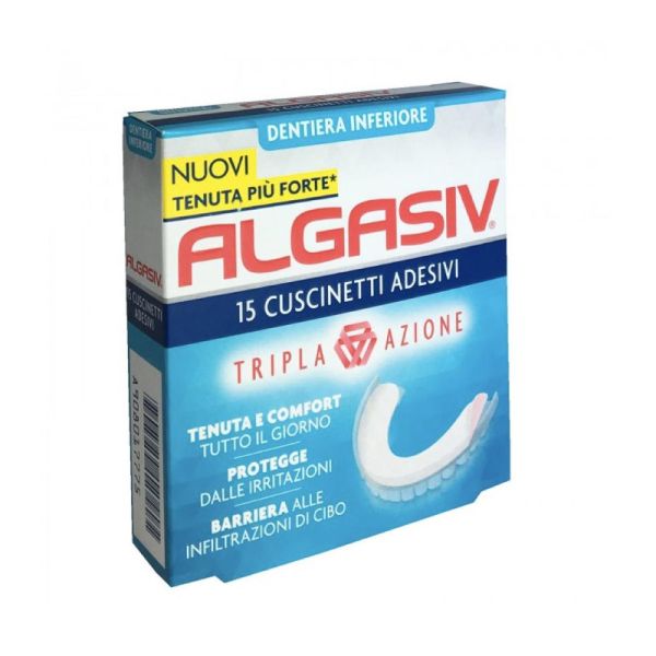 ALGASIV ADESIVO PROTESI INFERIORE 15 PZ