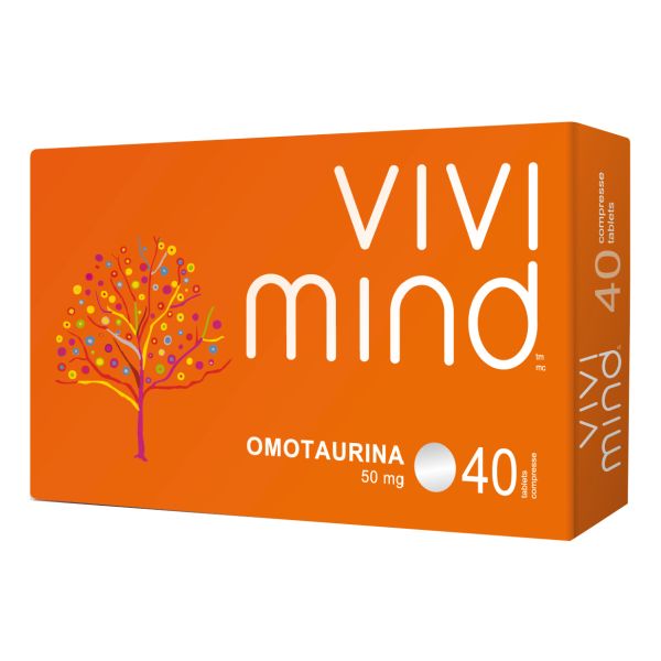 VIVIMIND OMOTAURINA 40 COMPRESSE