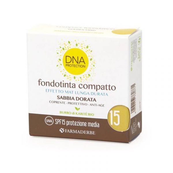 DNA PROTECTION FONDOTINTA COMPATTO SABBIA DORATA