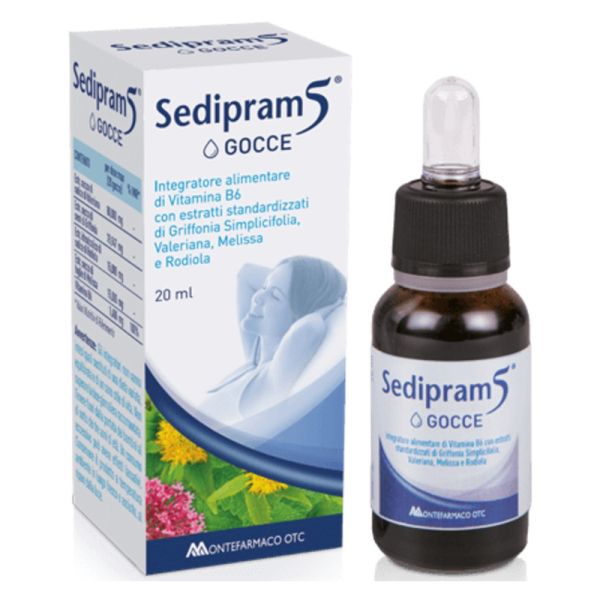 SEDIPRAM 5 GOCCE 20 ML