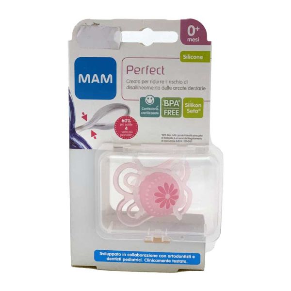 MAM PERFECT SUCCHIETTO 0+ SILICONE CONFEZIONE SINGOLA