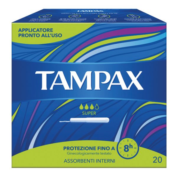 TAMPAX BLUE BOX SUPER 20 PEZZI