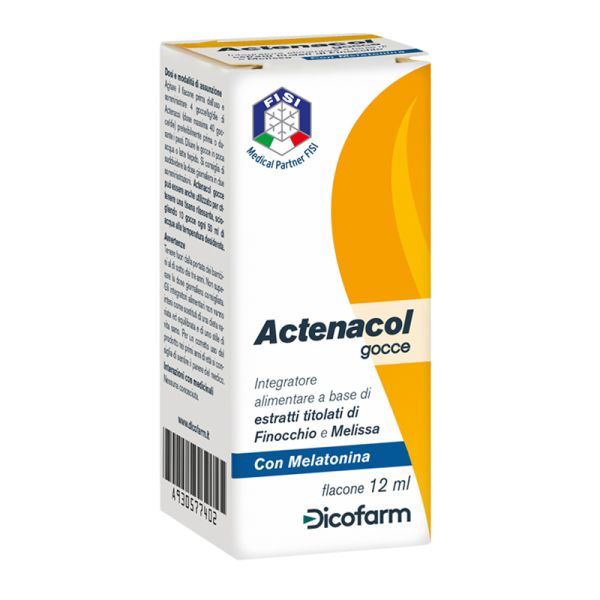 ACTENACOL GOCCE 12 ML CON MELATONINA