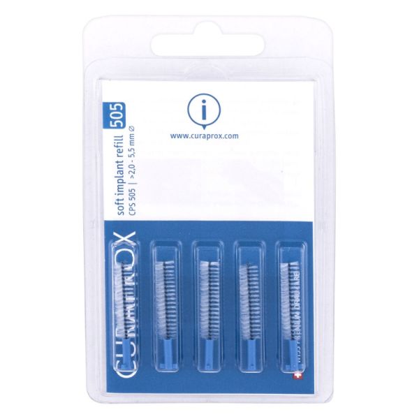 CURAPROX SCOVOLINO IMPLANT BLU SOFT 5 PEZZI