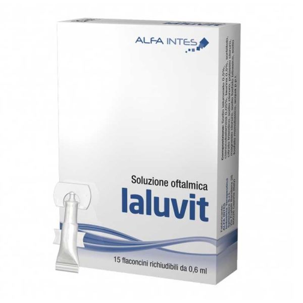 IALUVIT SOLUZIONE OFTALMICA 15 FLACONCINI 0,6 ML