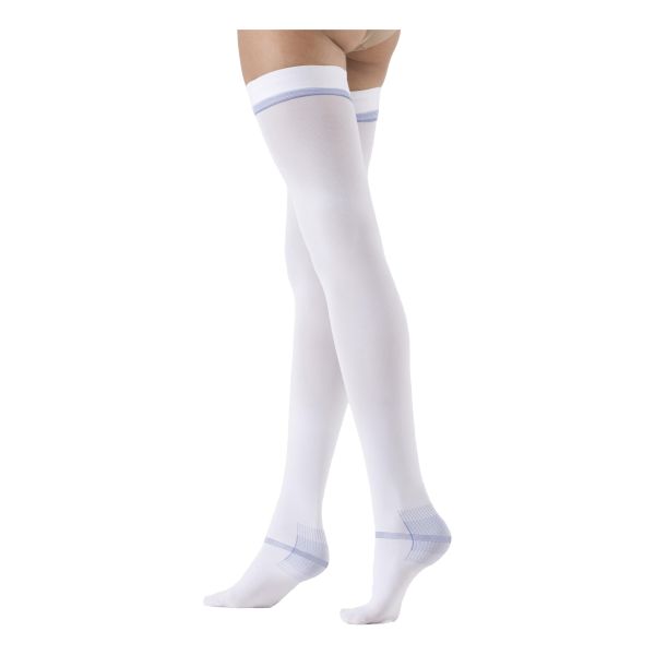 VARISAN ATE 18 MMHG CALZA AUTOREGGENTE AG P I COTONE BIANCO S-XL