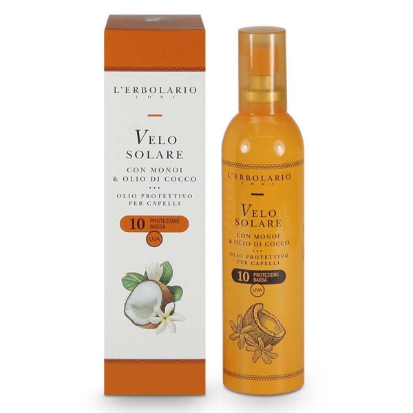 VELO SOLARE MONOI E OLIO DI COCCO SPF 10