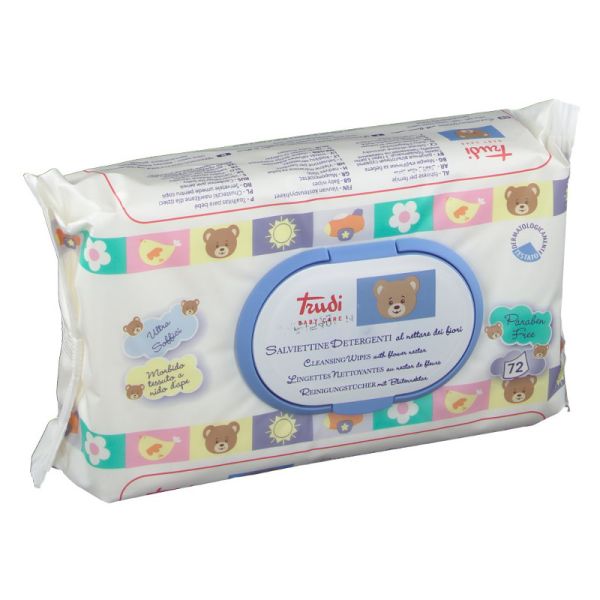 TRUDI BABY CARE SALVIETTINE DETERGENTI 72 PZ