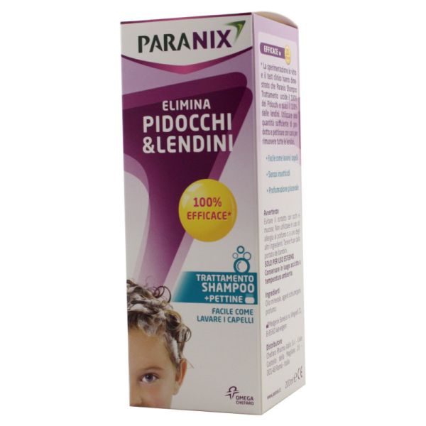 PARANIX SHAMPOO ANTIPEDICULOSI + PETTINE