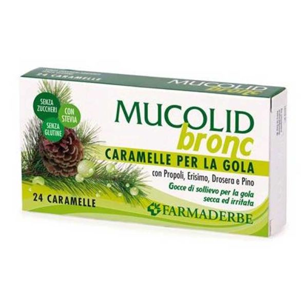 MUCOLID BRONC 24CARAMELLE