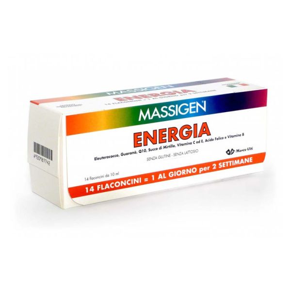 MASSIGEN ENERG TONIC 14 FIALE