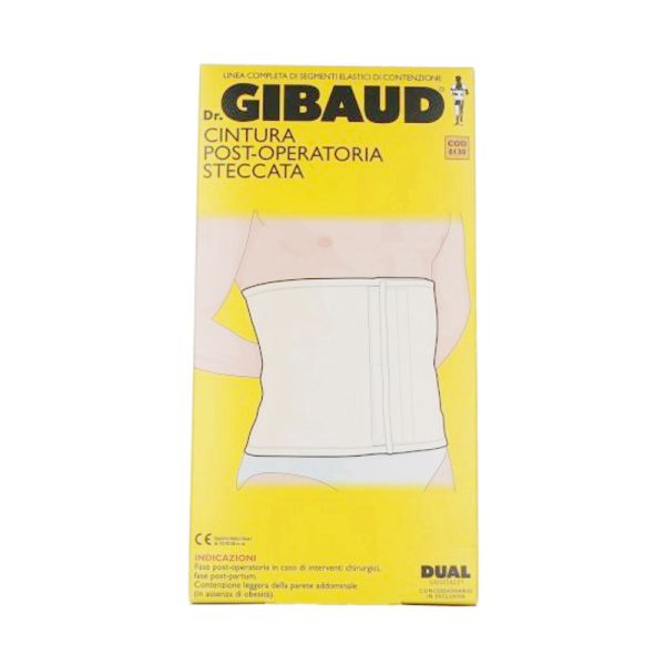 GIBAUD CINTURA POST-OPERATORIA STECCATA TAGLIA 7