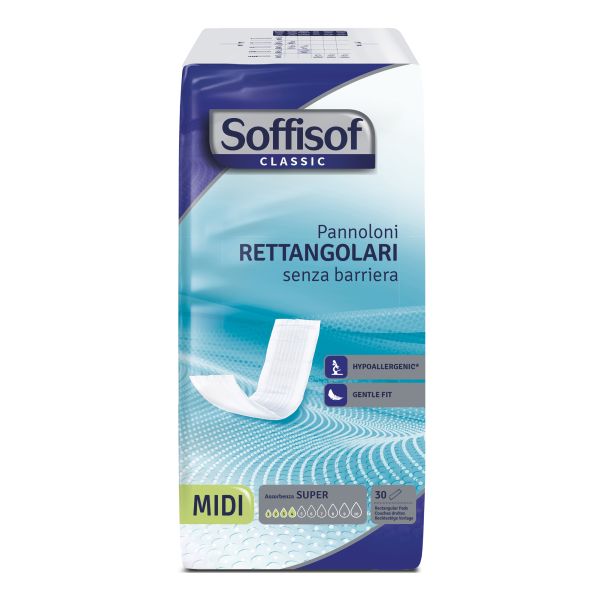 SOFFISOF PANNOLONI RETTANGOLARI SENZA BARRIERA 30 PEZZI