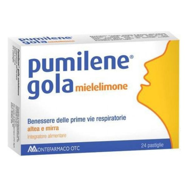 PUMILENE GOLA MIELE LIMONE 24 PASTIGLIE