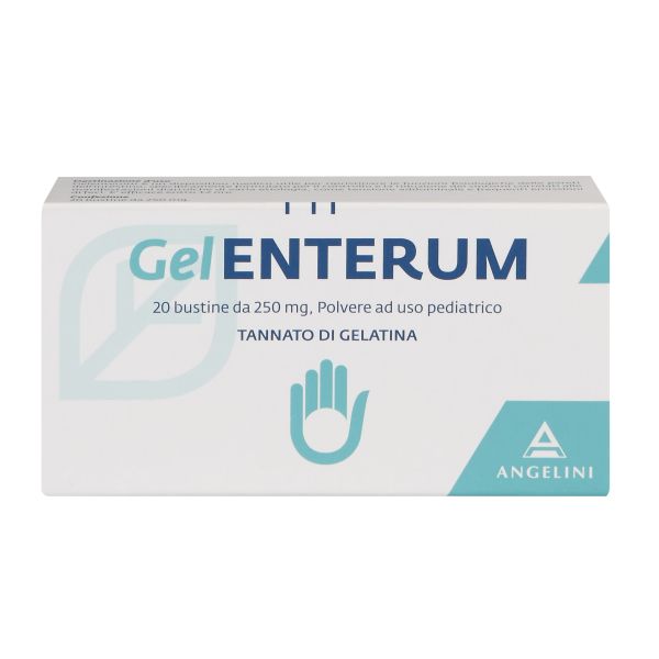 TANNATO DI GELATINA GELENTERUM USO PEDIATRICO 20 BUSTINE 250 MG